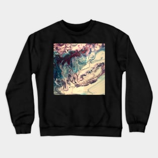 Fluid Colors | Acrylic paint Crewneck Sweatshirt